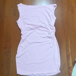 Amazon Women's One Shoulder Dress - Light Pink